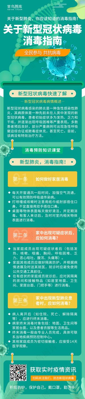绿色系医疗预防新型肺炎H5