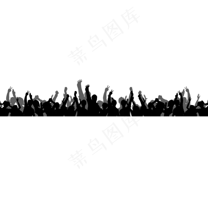 围观人群(2000*2000px 300 dpi )psd模版下载