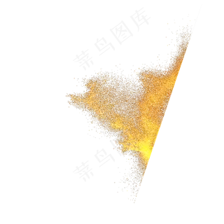 金粉PNG素材,免抠元素