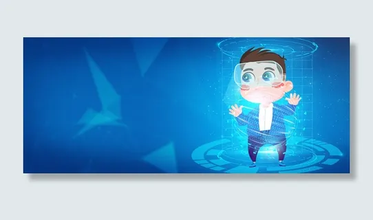 创意科技风VR科技PSD分层