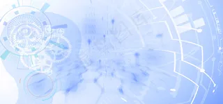 商务科技灰色智能机器banner