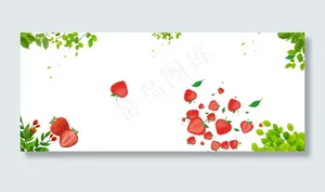 绿叶水果生鲜食品荔枝淘宝banner