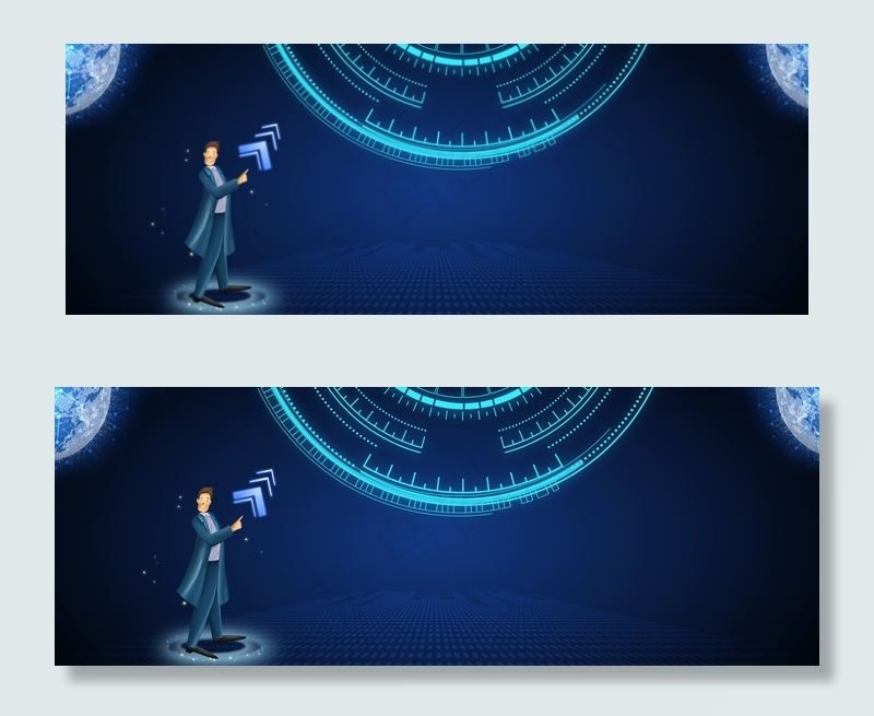 科技未来人工智能背景素材