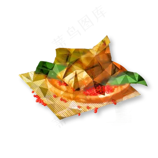 端午节节日粽子立体几何