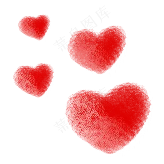 儿童节手绘爱心装饰