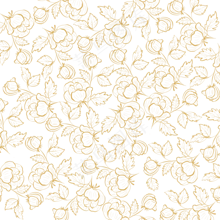 金丝玫瑰底纹(2000X2000(DPI:300))psd模版下载