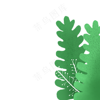 卡通绿色植物下载