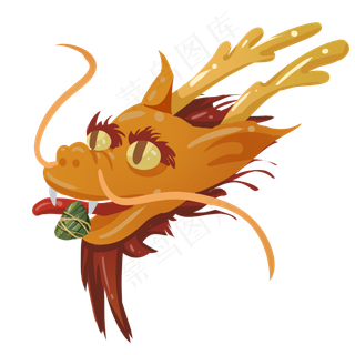 端午节龙头粽子