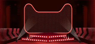 淘宝手机数码电器红色立体banner