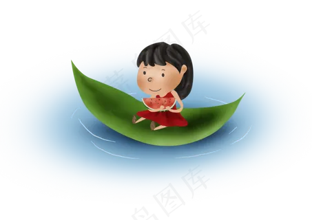 暑假夏日夏季大暑小暑吃西瓜