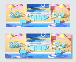 狂暑季C4D电商展台