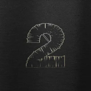 金属纹理质感抖音故障风艺术字原创2