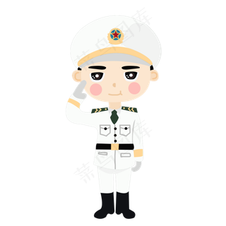 矢量建军节装饰素材