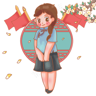 优雅的民国女生可爱