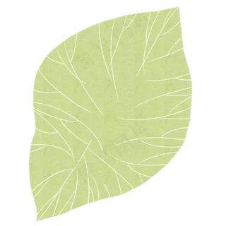 绿色的自然叶子植物