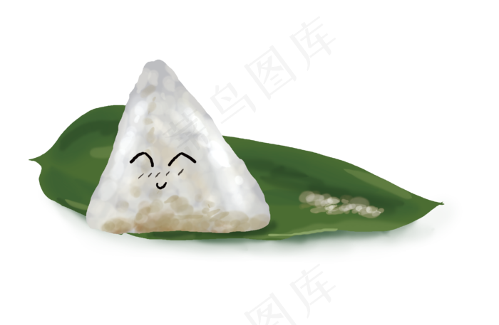 手绘端午节可爱粽子