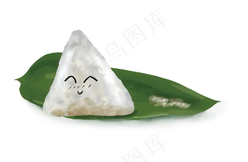 手绘端午节可爱粽子