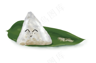 手绘端午节可爱粽子