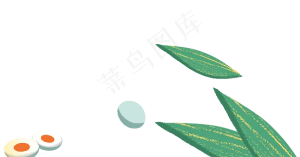 绿色粽子叶子