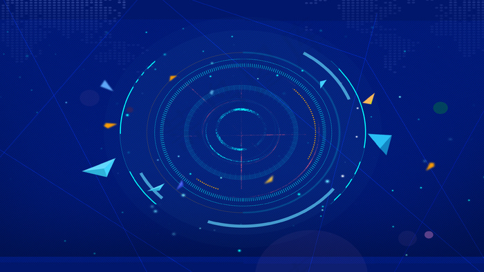 创意星球海报背景