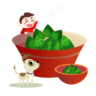 端午节快乐吃粽子