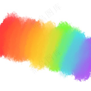 创意彩色少女心水彩底纹,免抠元素