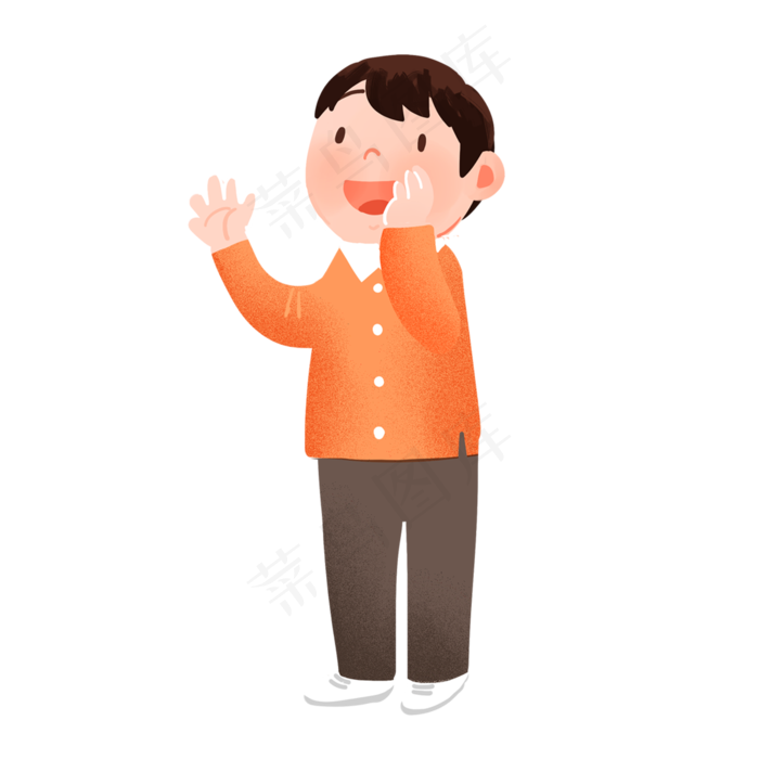 卡通快乐的小孩下载