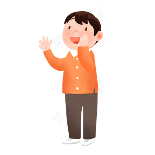 卡通快乐的小孩下载