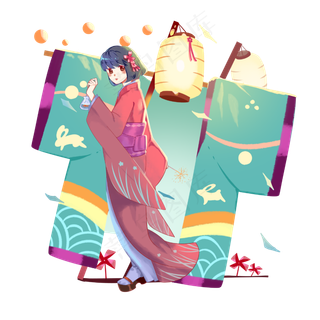 和服女孩