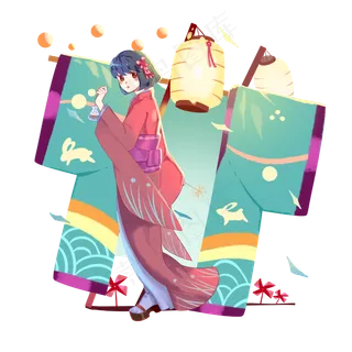 和服女孩