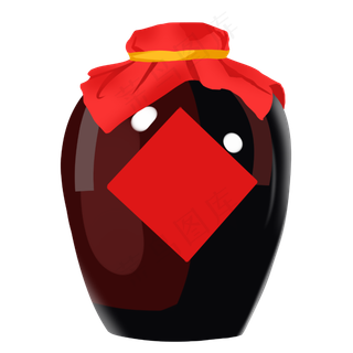 父亲节酒坛装饰