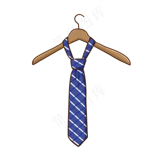 父亲节衣架和领带PNG免抠素材