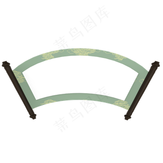 中国风卷轴,免抠元素