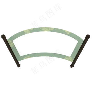 中国风卷轴,免抠元素