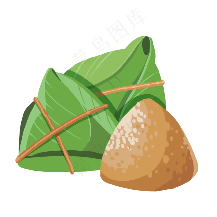 卡通端午节粽子插图