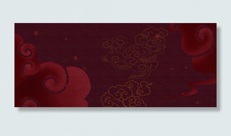 国潮新*周大气祥云古典中国风背景