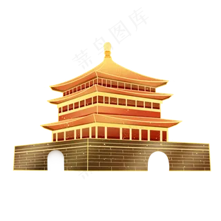 中建筑西安钟楼