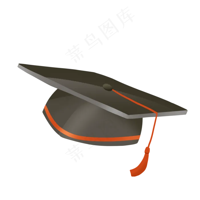 博士帽免抠PNG素材(2000X2000(DPI:300))psd模版下载