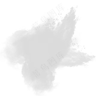 白色粉尘免扣png