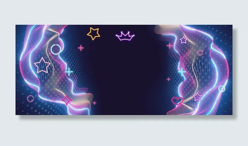 炫酷时尚C4D风合成banner(1920X800(DPI:150))psd模版下载