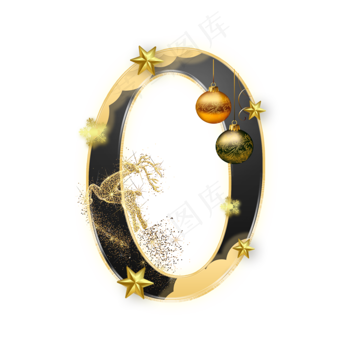 圣诞节数字0(2000X2000(DPI:300))psd模版下载