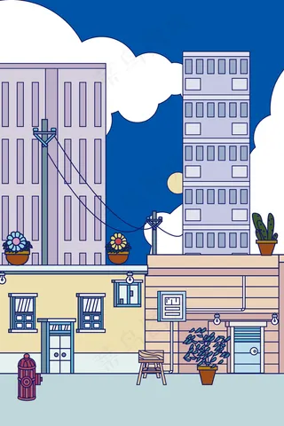 仙人掌房子晨练花盆消防栓