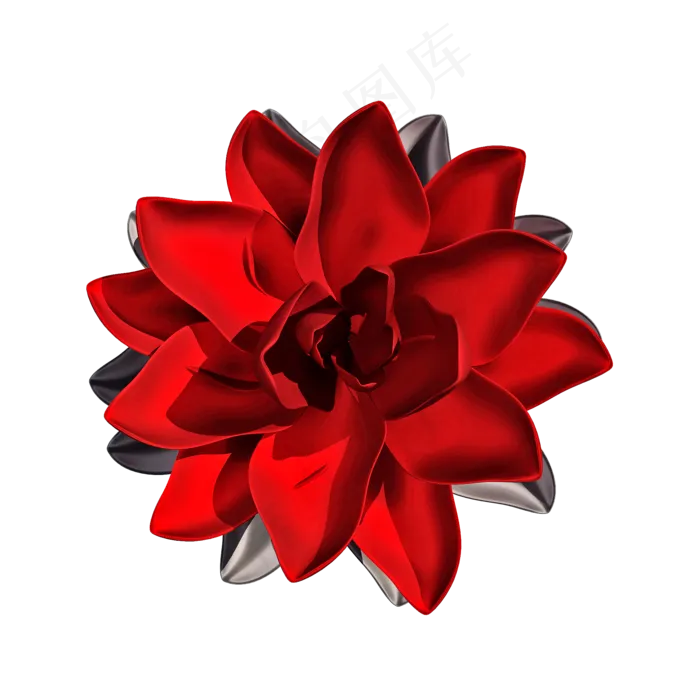 仿真红花png图(2000X2000(DPI:300))psd模版下载