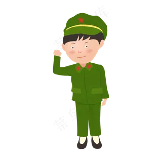 建党节小男孩宣誓卡通人物 建党节小男孩宣誓卡通人物