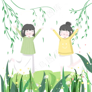 春暖花开柳絮飘飘