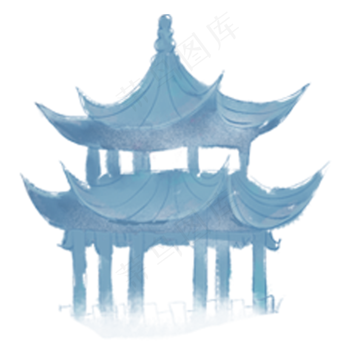 古风亭子(2000X2000)
