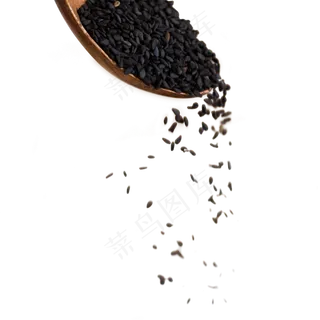 黑米食物食品粮食,免抠元素