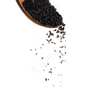 黑米食物食品粮食,免抠元素