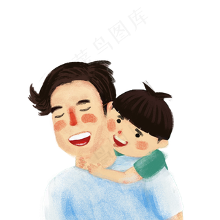 父亲节父亲儿子父子力量节日亲子