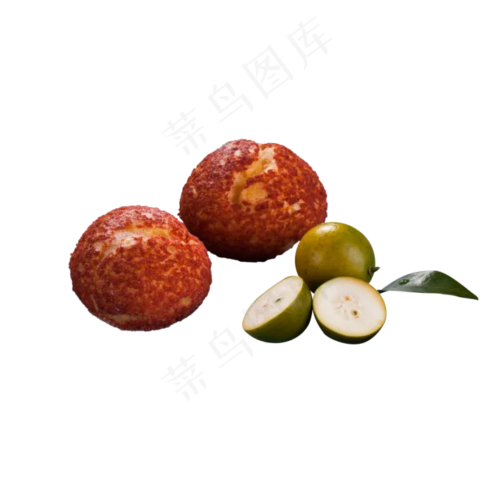 红色荔枝食物真实元素(2000X2000(DPI:300))psd模版下载
